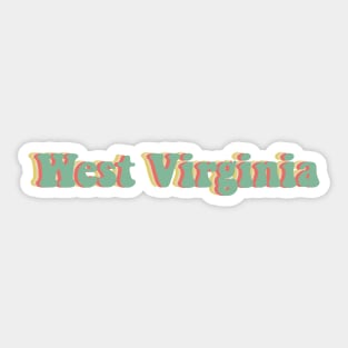 West Virginia 70's Sticker